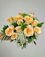 Load image into Gallery viewer, Peach Rose Bouquet