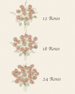 Load image into Gallery viewer, Peach Rose Bouquet