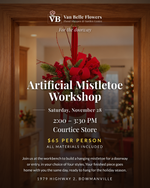 Load image into Gallery viewer, Artificial Mistletoe Workshop