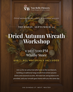 Load image into Gallery viewer, Dried Autumn Wreath Workshop (Whitby)