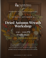 Load image into Gallery viewer, Dried Autumn Wreath Workshop (Whitby)