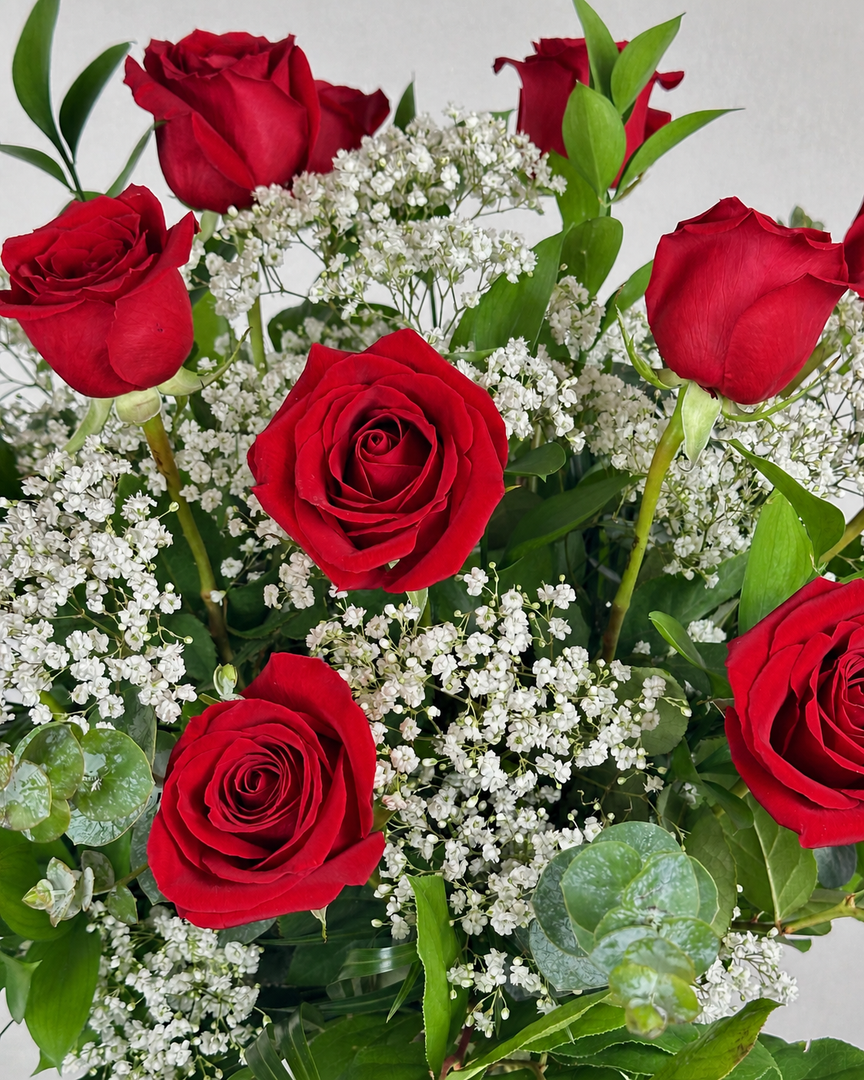 Red Rose Vase Arrangement