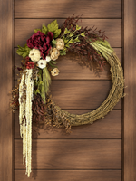 Load image into Gallery viewer, Autumn Crescent Silk Wreath Workshop (Courtice)