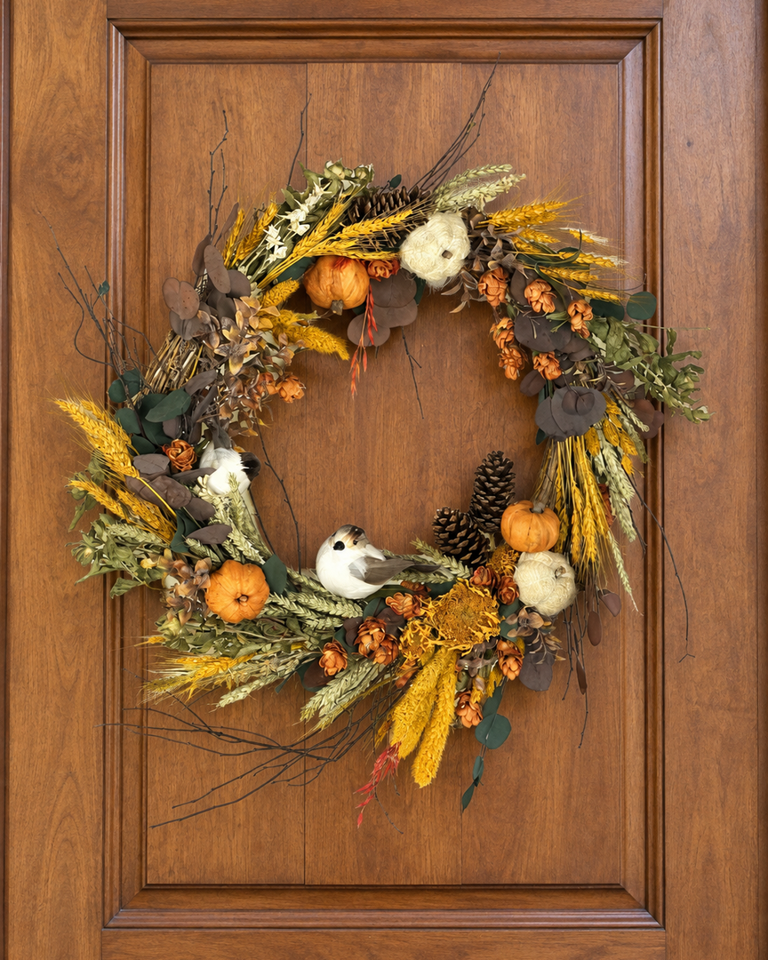 Dried Autumn Wreath Workshop (Whitby)