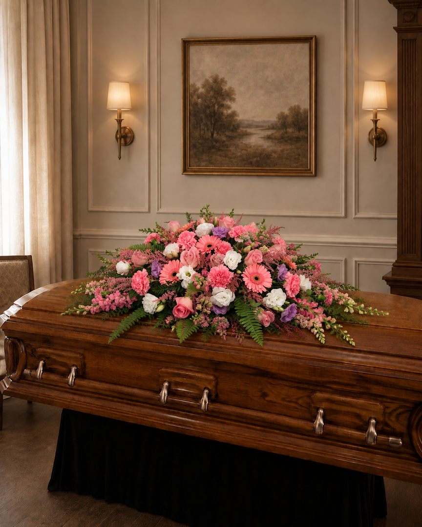 Grace and Beauty Casket Spray