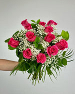 Load image into Gallery viewer, Hot Pink Rose Bouquet