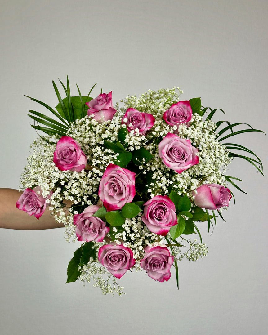 Purple Rose Bouquet