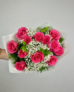 Load image into Gallery viewer, Hot Pink Rose Bouquet