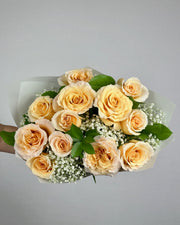 Peach Rose Bouquet