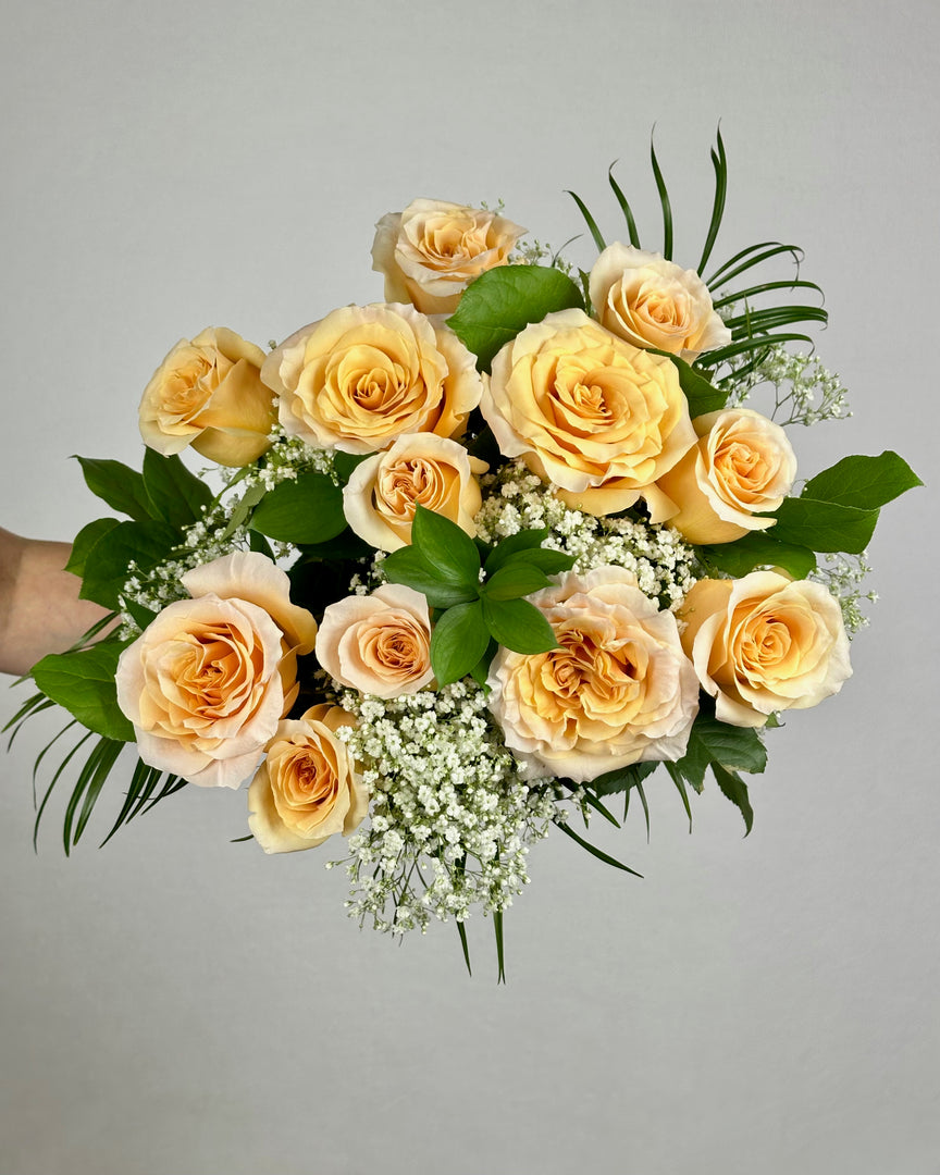 Peach Rose Bouquet