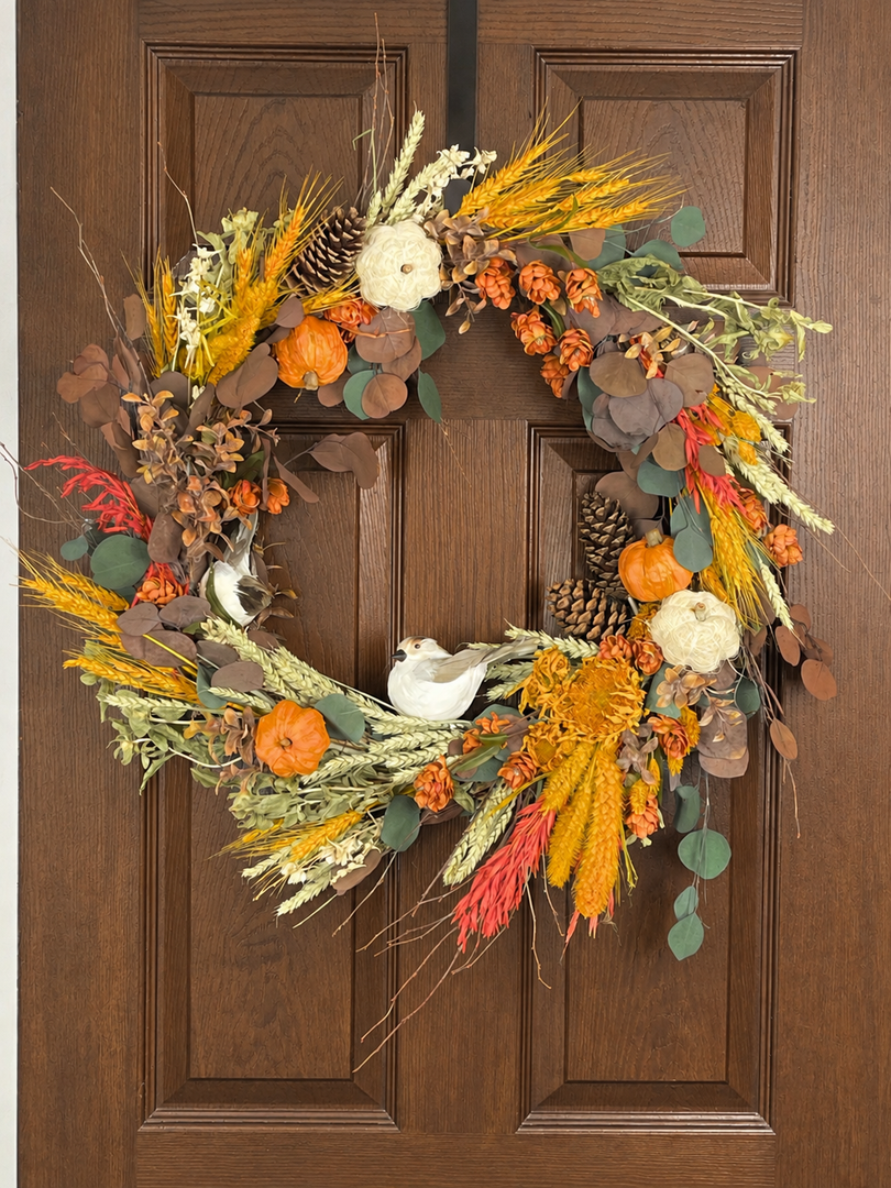 Dried Autumn Wreath Workshop (Whitby)