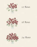 Load image into Gallery viewer, Red Rose Vase Arrangement
