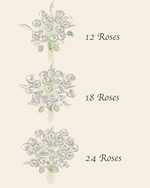 Load image into Gallery viewer, White Rose Bouquet