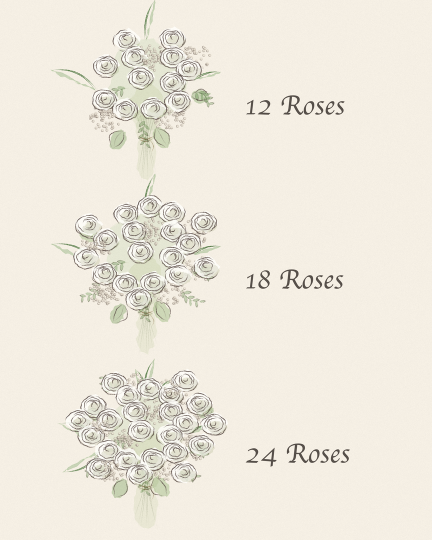 White Rose Bouquet